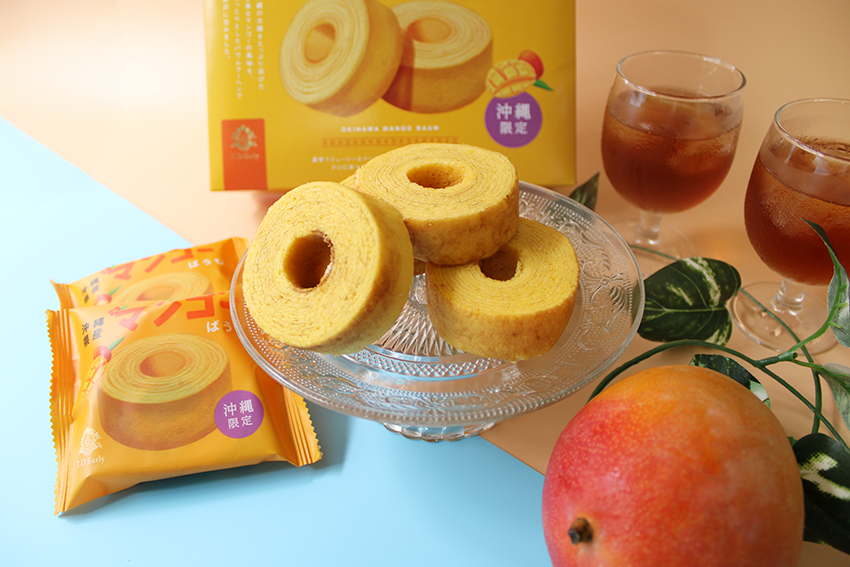 沖縄限定スイーツ「マンゴーばうむ」で、南国気分をおすそわけ♡紅茶と一緒に楽しんで! 1 main 4
