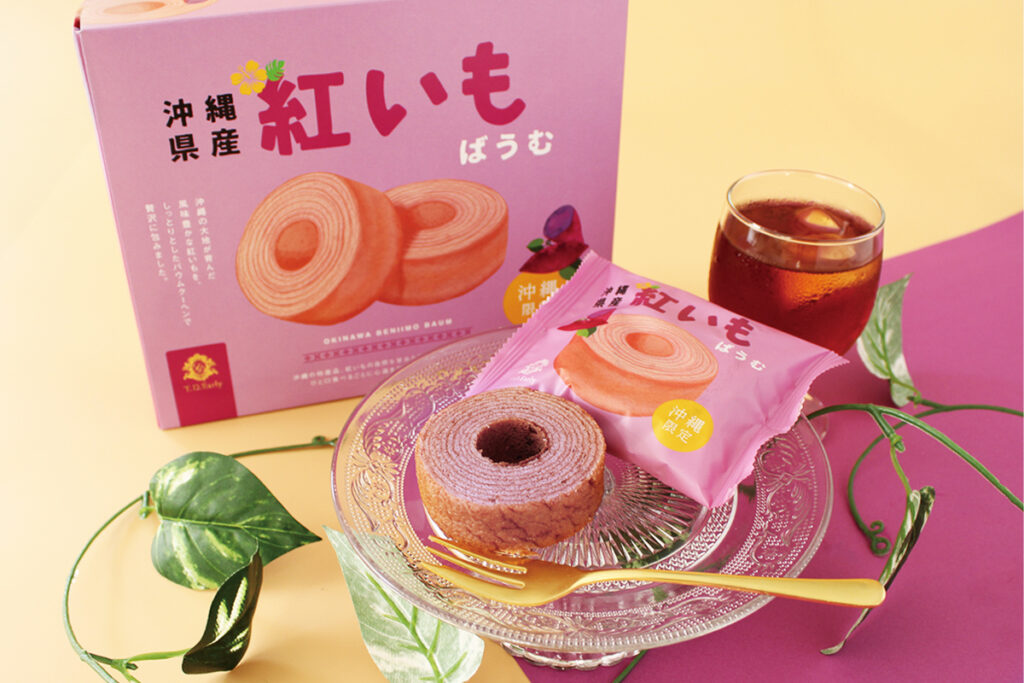 沖縄限定のやさしい甘さ。「T.D.Early紅いもばうむ」がイオン琉球で新登場 1 main 6