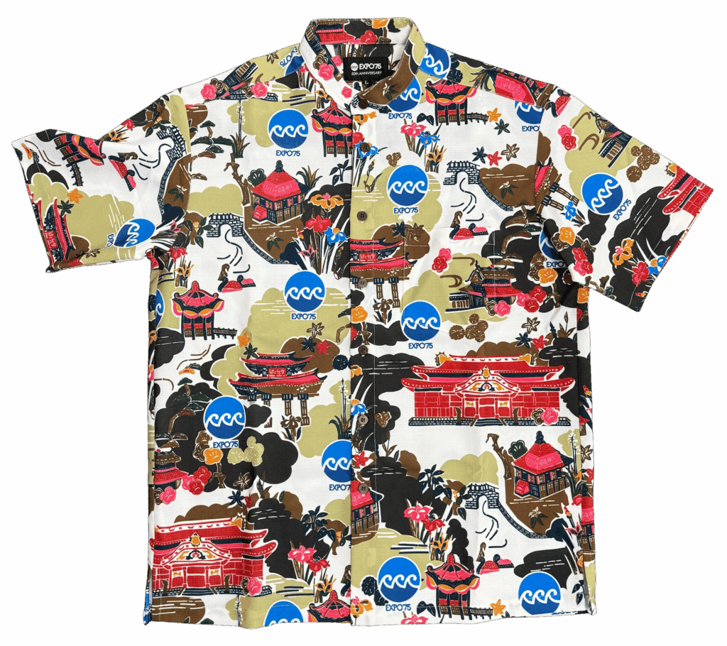 EXPO’75を纏う夏 沖縄美ら島財団がオマージュかりゆしウェアを限定販売 3 sub2 10