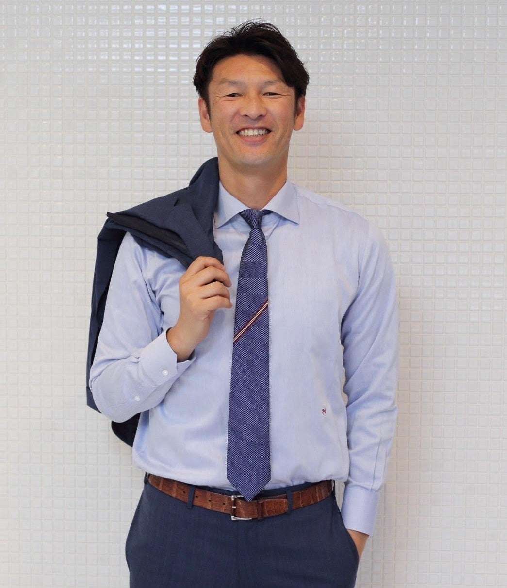 熊本地震の被災経験から防災活動に注力する元日本代表の巻誠一郎氏。