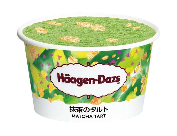 グラハムクッキーの食感がアクセントの「抹茶のタルト」イメージ