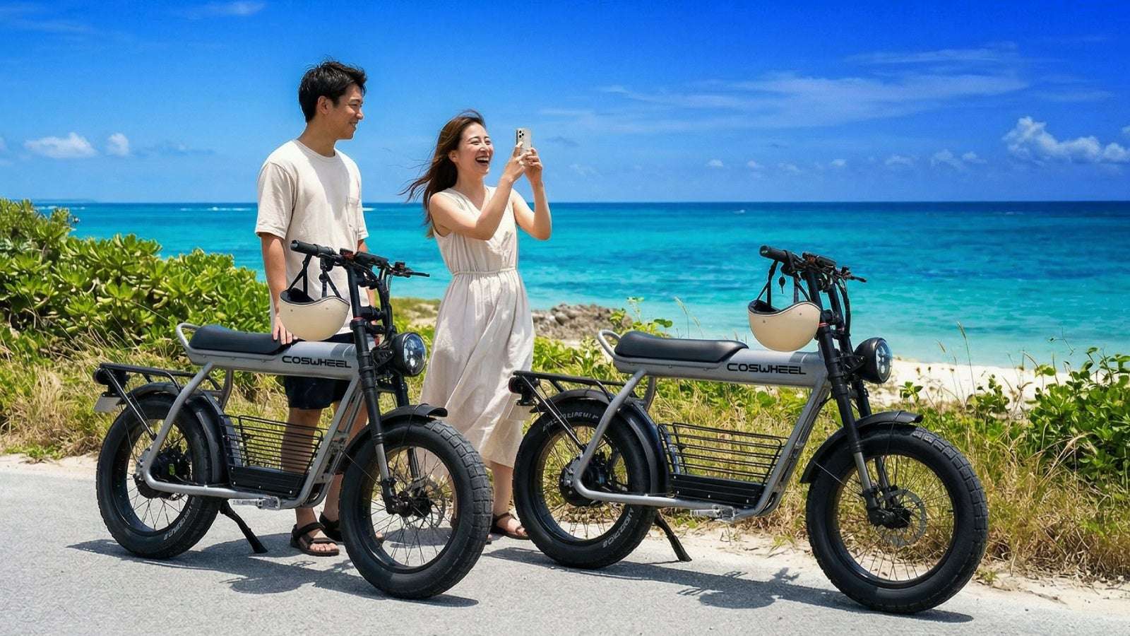 =観光地でのレンタル用途として活用される電動モビリティ