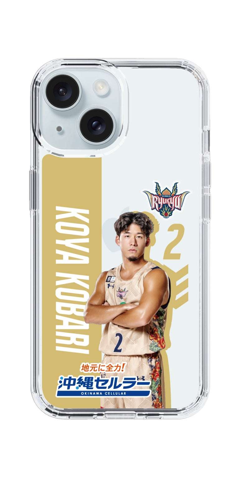 =躍動する選手の画像が配置された限定デザインケース