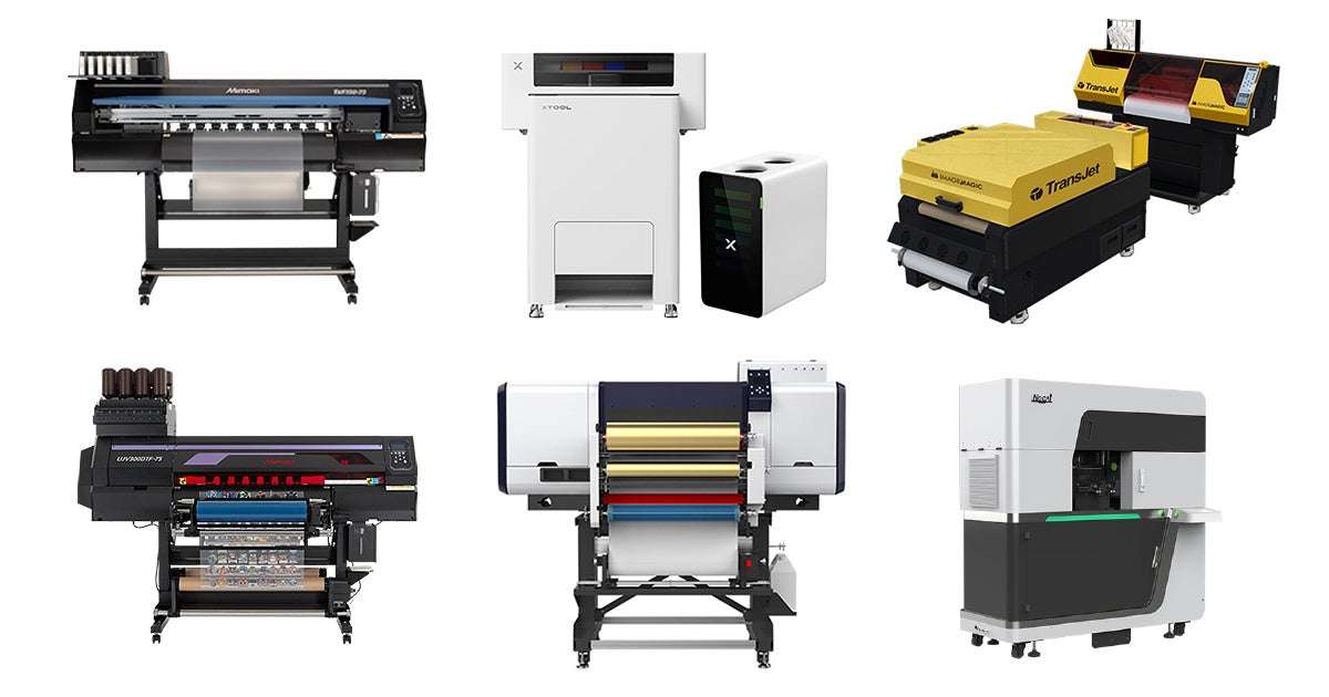 多様な雑貨やノベルティへの活用が期待されるUV-DTFプリントのサンプルイメージ